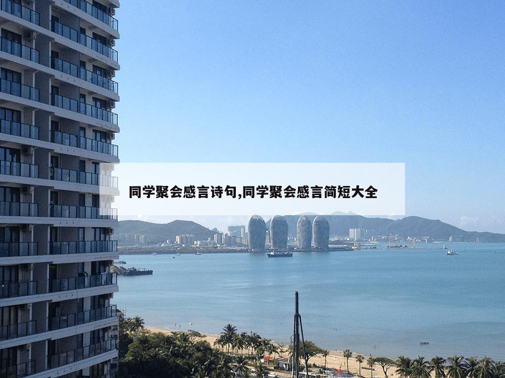 同学聚会感言诗句,同学聚会感言简短大全